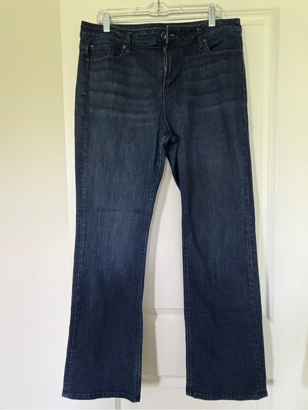 HAALA 34 x 32 WESTERLY : Straight Leg (Deep Ocean) Navy Stitch × 1